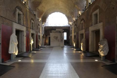 Grande Aula con daci - Mercati di Traiano, Museo dei Fori Imperiali
